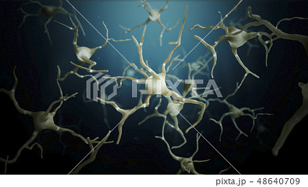 3d render Neuron cells connections world abstract 3d render Neuron cells connections world abstract 48640709