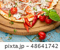 Hot homemade Italian pizza 48641742