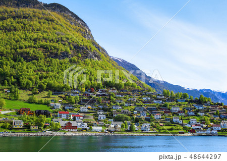 風景 山 フィヨルド 48644297