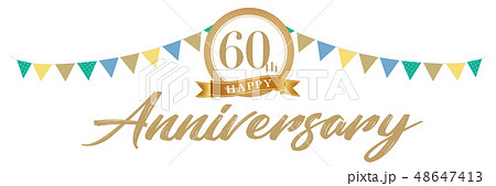60周年アニバーサリーデコ 60周年アニバーサリーデコ 48647413