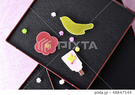 和菓子で正月 48647544