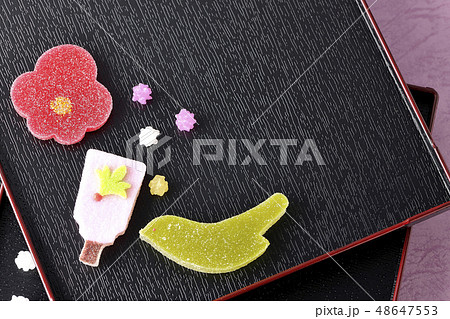 和菓子で正月 48647553