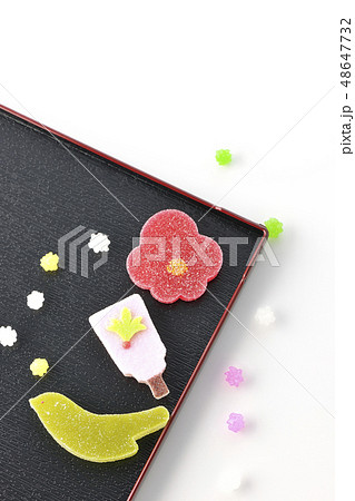 和菓子で正月 48647732