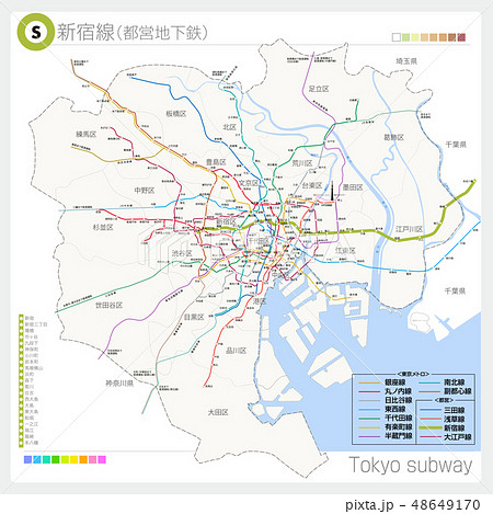 新宿線（都営地下鉄） 48649170