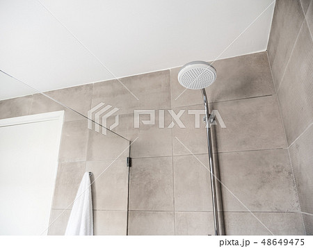 Shower interior with nobody 48649475