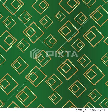 Golden rectangle on a green background seamless 48650734