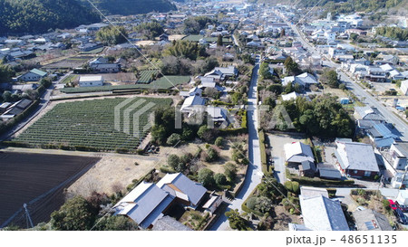 知覧武家屋敷群上空から 48651135