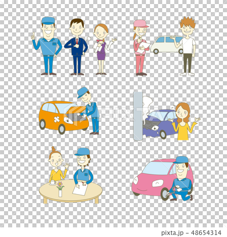 自動車整備 イラスト 自動車整備 イラスト 48654314