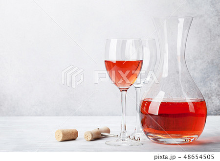 Rose wine 48654505