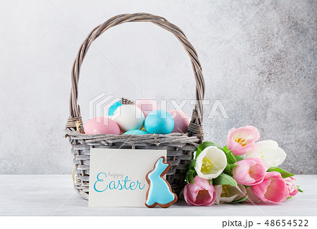 Easter greeting card Easter greeting card 48654522