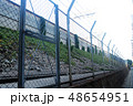 線路沿いのフェンス 48654951