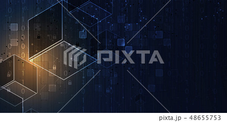 Abstract tech background. Futuristic technology Abstract tech background. Futuristic technology 48655753