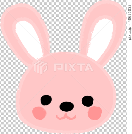 ウサギさん アニマル 手描き風 ウサギさん アニマル 手描き風 48655852