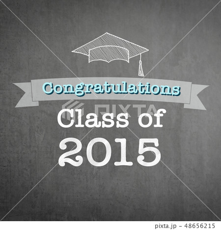 Graduation congratulations class of 2015 greeting  48656215