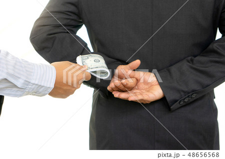 Business man give bribe 48656568