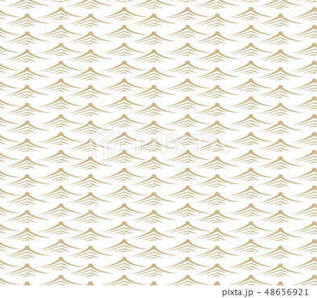 Japanese hand drawn wave pattern vector.Gold ocean Japanese hand drawn wave pattern vector.Gold ocean 48656921