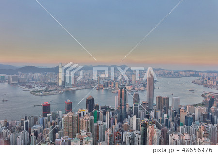 view from the Victoria Peak. hk view from the Victoria Peak. hk 48656976