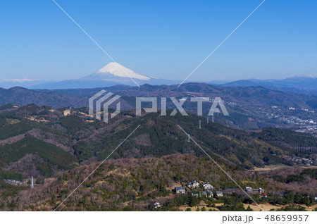 大室山から望む富士山 48659957