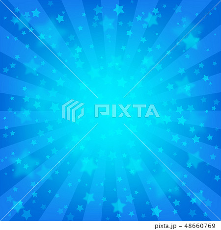 Bright blue starry background 48660769