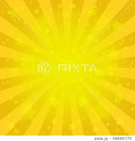 Bright yellow starry background 48660770