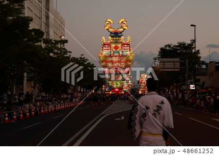 天空の不夜城 城郭灯籠の退場の風景 48661252