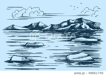 Antarctic Continent sketch 48661740