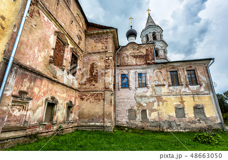 Old church in Borisoglebsky monastery in Torzhok, Old church in Borisoglebsky monastery in Torzhok, 48663050