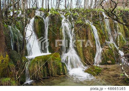 Cascades in Plitvice Lakes National Park 48665165