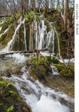 Cascades in Plitvice Lakes National Park 48665166