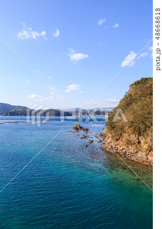 阿曽浦大橋からの眺望　三重県南伊勢町 48668618