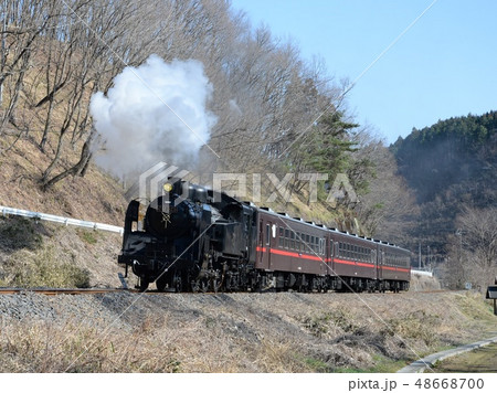 晩冬の蒸気機関車 晩冬の蒸気機関車 48668700
