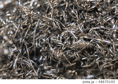 A complex background of steel wool 48670193
