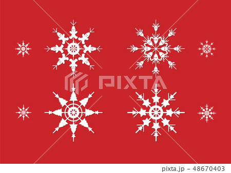 クリスマス クリスマスカード 雪 48670403