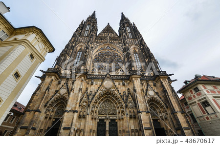 St. Vitus Cathedral in Prague Castle 48670617