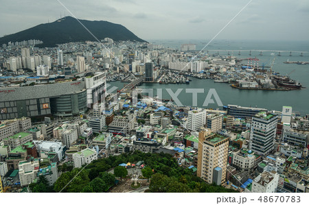 Aerial view of Busan, South Korea Aerial view of Busan, South Korea 48670783