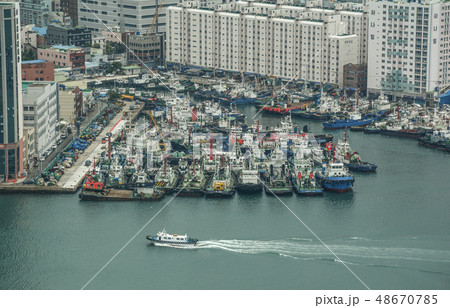 Aerial view of Busan, South Korea Aerial view of Busan, South Korea 48670785