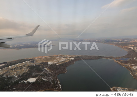 小川原湖上空 小川原湖上空 48673048