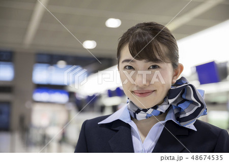 CA　キャビンアテンダント　空港スタッフ 48674535