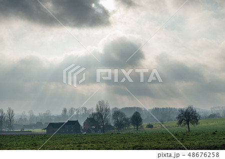 Flemish Landscape in Winter Flemish Landscape in Winter 48676258