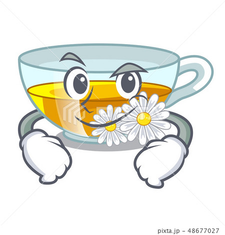 Smirking chamomile tea in the character bottles 48677027