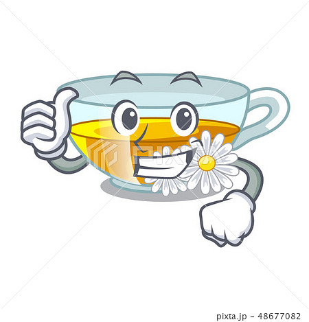 Thumbs up chamomile tea in the character bottles 48677082