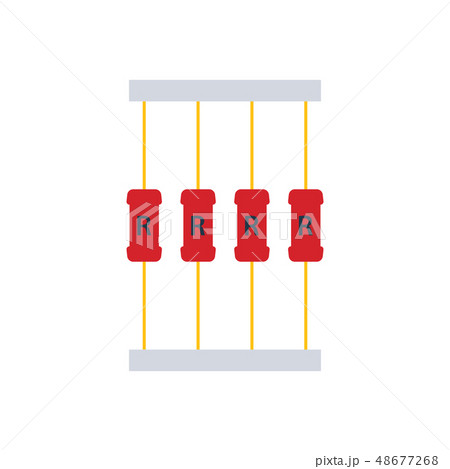 Resistor tape icon 48677268