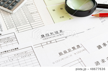 税務調査　経理　財務諸表　貸借対照表　経営 48677636