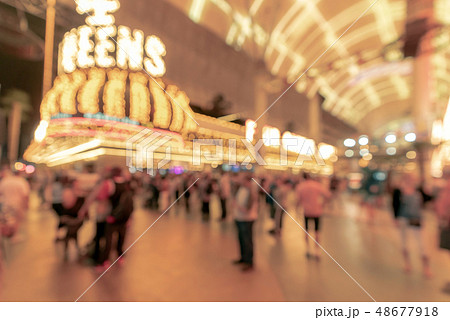 Las Vegas Blurred background night 48677918