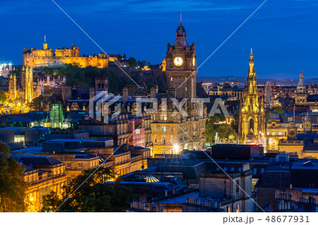 Edinburgh sunset 48677931