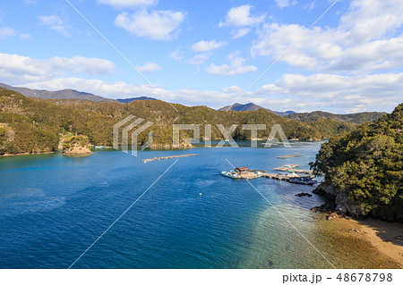 南島大橋からの眺望　三重県南伊勢町 48678798