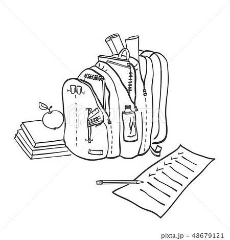 School backpack. School backpack. 48679121