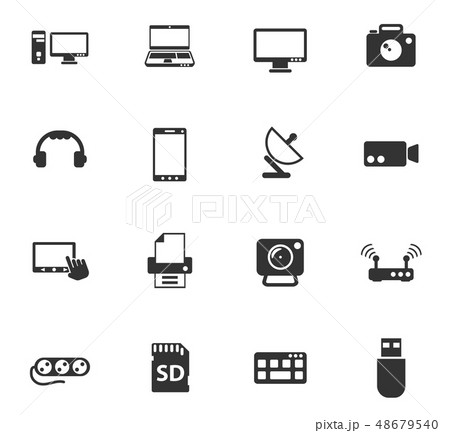 devices icon set 48679540