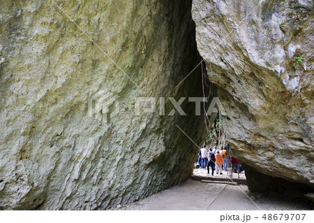 世界遺産 斎場御嶽 三庫理 沖縄 世界遺産 斎場御嶽 三庫理 沖縄 48679707