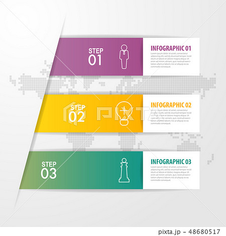 Business Infographics design template 48680517